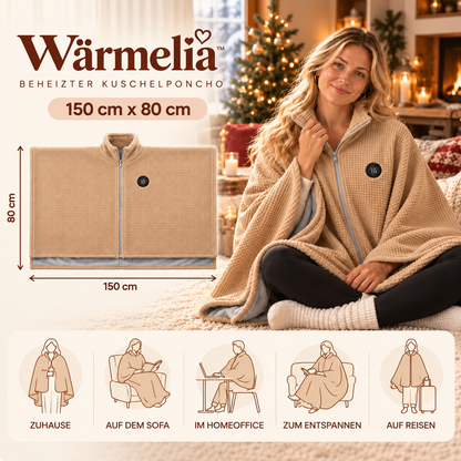 Wärmelia™ – Beheizbarer Kuschelponcho